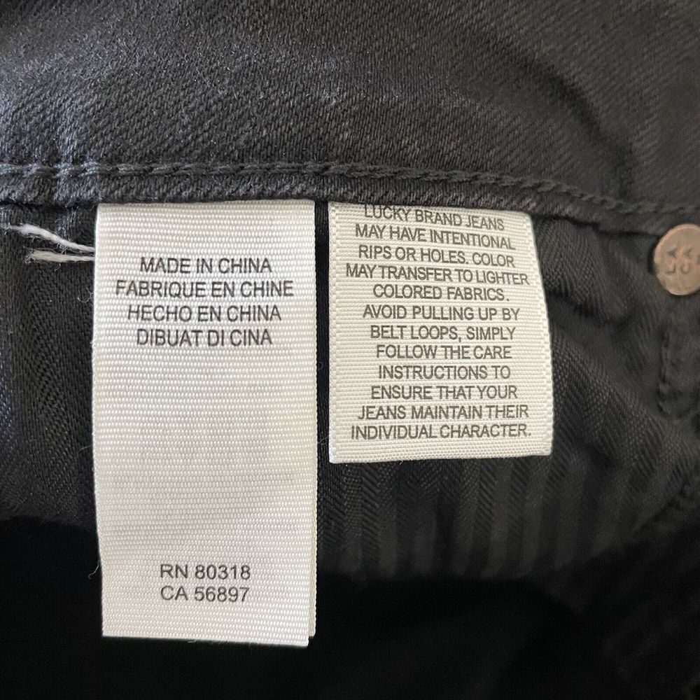 Lucky‎ Brand Women's 6/28R Dark Wash Shasha Boot Denim Jeans Black. - Picture 9 of 9